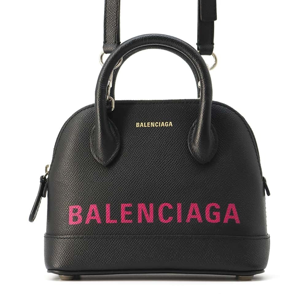 Balenciaga Handbag Built Top Handle XXS Shoulder Bag Black